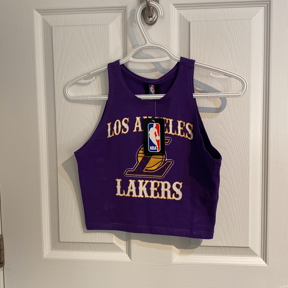 LA LAKERS Basketball Jacket & Crop Tank Top (2 items) - Picture 2 of 12